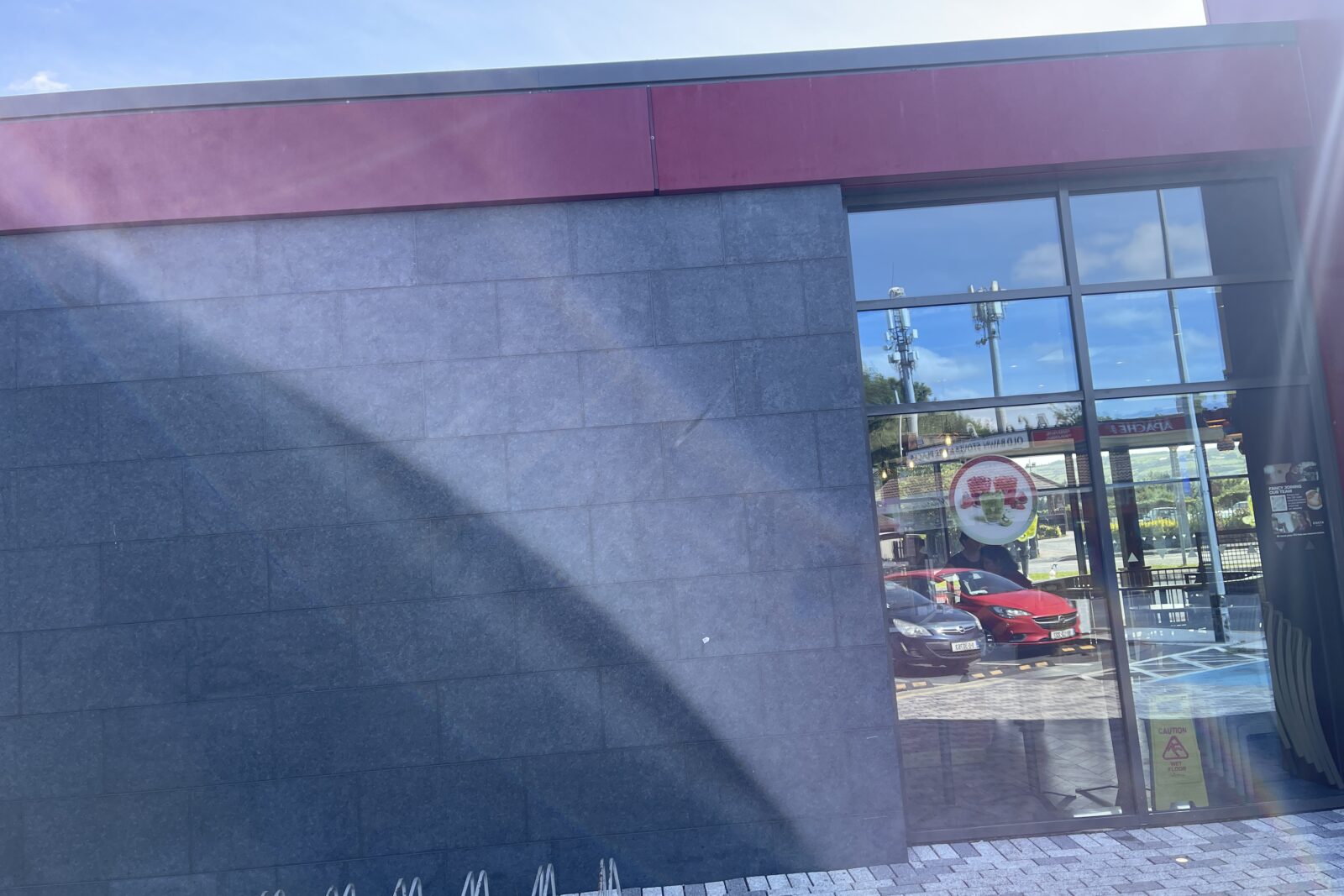 Shopfront facade clean